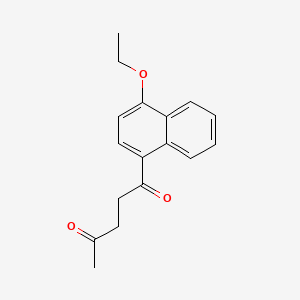 1'-Valeronaphthone, 4'-ethoxy-4-oxo-