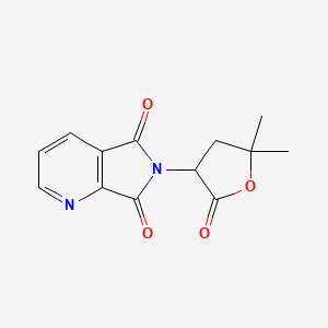 6-(5,5-Dimethyl-2-oxotetrahydro-3-furanyl)-5H-pyrrolo[3,4-b]pyridine-5,7(6H)-dione