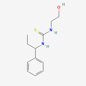 N-(2-Hydroxyethyl)-N'-(1-phenylpropyl)thiourea