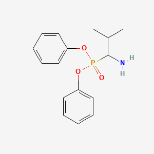 Diphenyl (1-amino-2-methylpropyl)phosphonate