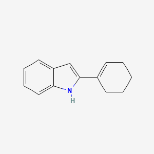 1H-Indole, 2-(1-cyclohexen-1-yl)-