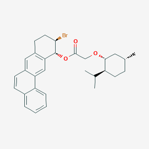 (10R,11R)-10-Bromo-8,9,10,11-tetrahydrotetraphen-11-yl (((1R,2S,5R)-5-methyl-2-(propan-2-yl)cyclohexyl)oxy)acetate