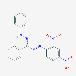 (E)-1-(2,4-Dinitrophenyl)-2-[phenyl(2-phenylhydrazinylidene)methyl]diazene