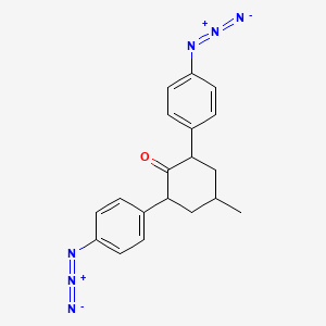 2,6-Bis(4-azidophenyl)-4-methylcyclohexan-1-one