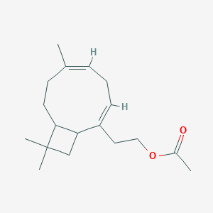 2-(6,10,10-Trimethylbicyclo(7.2.0)undeca-2,5-dien-2-yl)ethyl acetate