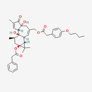 12-Deoxyphorbol-13-phenylacetate-20-(4-butoxyphenylacetate)