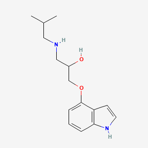 1-[(1H-Indol-4-yl)oxy]-3-[(2-methylpropyl)amino]propan-2-ol