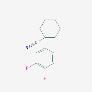 B1444672 1-(3,4-Difluorophenyl)cyclohexanecarbonitrile CAS No. 944352-59-4