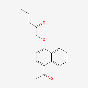 1-(4-Acetyl-1-naphthyloxy)-2-pentanone