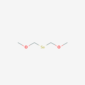 molecular formula C4H10O2Se B14446812 Methoxy[(methoxymethyl)selanyl]methane CAS No. 78945-11-6