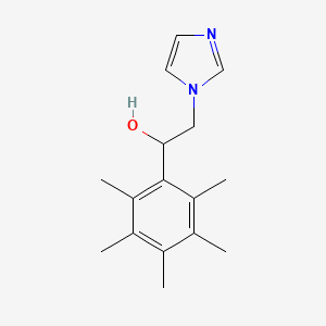 alpha-(Pentamethylphenyl)-1-imidazoleethanol