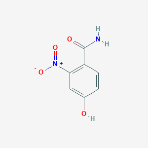 molecular formula C7H6N2O4 B1444696 4-Hydroxy-2-nitrobenzamide CAS No. 1261617-02-0