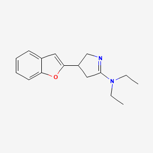 3-(1-Benzofuran-2-yl)-N,N-diethyl-3,4-dihydro-2H-pyrrol-5-amine