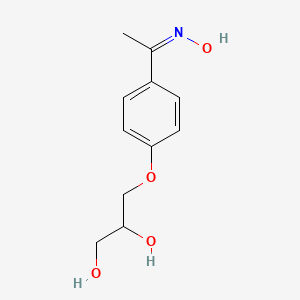 3-(p-(1-Hydroxyiminoethyl)phenoxy)-1,2-propanediol