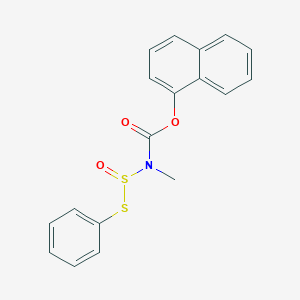 1-Naphthalenyl methyl((phenylthio)sulfinyl)carbamate