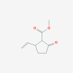 Methyl 2-ethenyl-5-oxocyclopentane-1-carboxylate