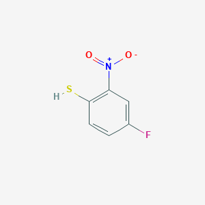 molecular formula C6H4FNO2S B1444710 4-氟-2-硝基苯硫酚 CAS No. 654063-68-0
