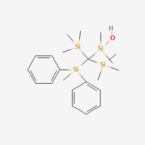 Silanol, dimethyl[(methyldiphenylsilyl)bis(trimethylsilyl)methyl]-