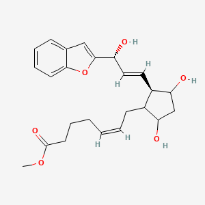 15-(2-Benzofuranyl)-16,17,18,19,20-pentanor-pgf2-alpha methyl ester