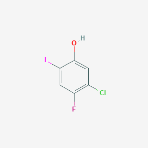B1444713 5-Chloro-4-fluoro-2-iodophenol CAS No. 1235407-13-2