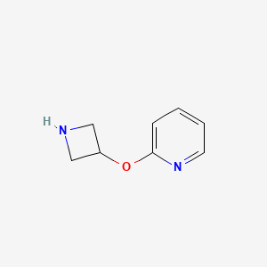 molecular formula C8H10N2O B1444715 2-(氮杂环丁-3-氧基)吡啶 CAS No. 897086-94-1