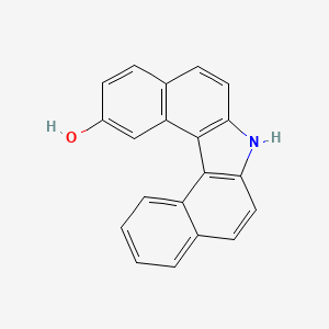 molecular formula C20H13NO B14447156 7H-Dibenzo(c,g)carbazol-2-ol CAS No. 78448-08-5