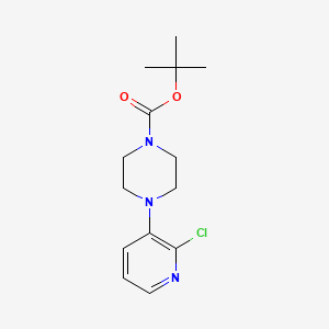 molecular formula C14H20ClN3O2 B1444716 3-(4-BOC-piperazino)-2-chloropyridine CAS No. 633283-64-4