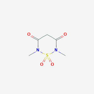 2,6-Dimethyl-1lambda~6~,2,6-thiadiazinane-1,1,3,5-tetrone