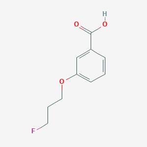 molecular formula C10H11FO3 B1444721 3-(3-Fluoropropoxy)benzoic acid CAS No. 1227184-46-4