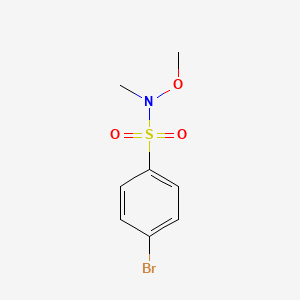 B1444739 4-bromo-N-methoxy-N-methylbenzene-1-sulfonamide CAS No. 1250139-60-6
