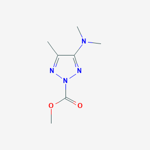 Methyl 4-(dimethylamino)-5-methyl-2H-1,2,3-triazole-2-carboxylate