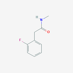 molecular formula C9H10FNO B1444759 2-(2-Fluorophenyl)-N-methylacetamide CAS No. 612487-22-6