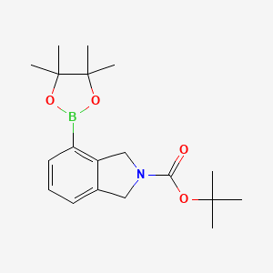 Tert-butyl 4-(4,4,5,5-tetramethyl-1,3,2-dioxaborolan-2-yl)isoindoline-2-carboxylate