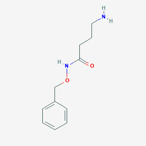 molecular formula C11H16N2O2 B1444778 4-Amino-N-(benzyloxy)butanamide CAS No. 1122748-09-7