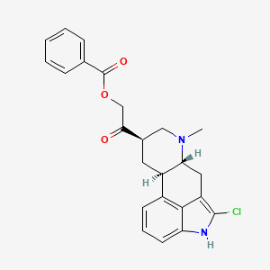 2-[(8beta)-2-Chloro-6-methylergolin-8-yl]-2-oxoethyl benzoate