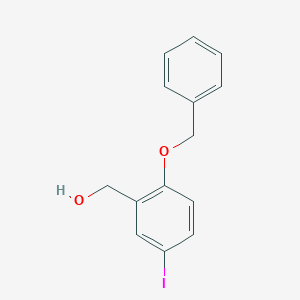 (2-(Benzyloxy)-5-iodophenyl)methanol