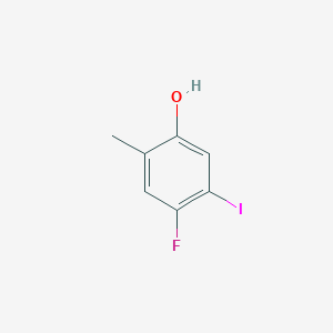 4-Fluoro-5-iodo-2-methylphenol