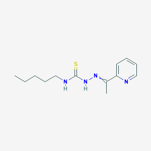 1-Pentyl-3-(1-pyridin-2-ylethylideneamino)thiourea