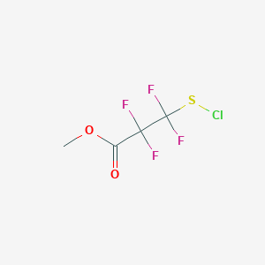 Methyl 3-(chlorosulfanyl)-2,2,3,3-tetrafluoropropanoate