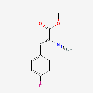 Methyl 3-(4-fluorophenyl)-2-isocyanoprop-2-enoate