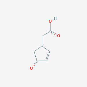 2-Cyclopentene-1-acetic acid, 4-oxo-