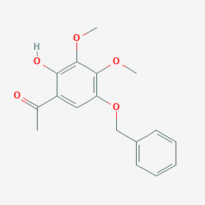 1-[5-(Benzyloxy)-2-hydroxy-3,4-dimethoxyphenyl]ethan-1-one