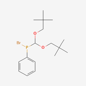 [Bis(2,2-dimethylpropoxy)methyl]phenylphosphinous bromide