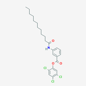 2,4,5-Trichlorophenyl 3-(dodecanoylamino)benzoate