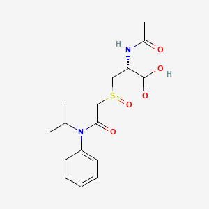 L-Alanine, N-acetyl-3-((2-((1-methylethyl)phenylamino)-2-oxoethyl)sulfinyl)-