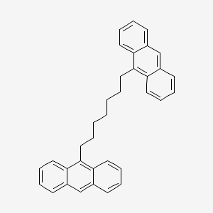 molecular formula C35H32 B14447981 9,9'-(Heptane-1,7-diyl)dianthracene CAS No. 76733-96-5