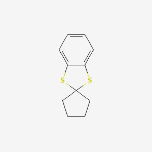 molecular formula C11H12S2 B14447987 Spiro[1,3-benzodithiole-2,1'-cyclopentane] CAS No. 78309-08-7