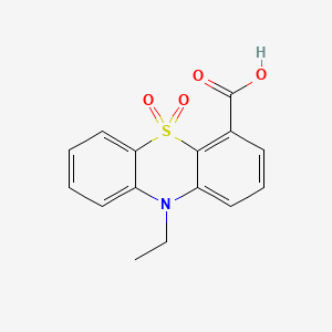 Phenothiazine-4-carboxylic acid, 10-ethyl-, 5,5-dioxide