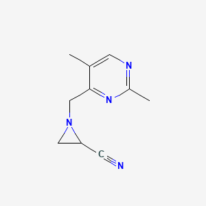 1-[(2,5-Dimethylpyrimidin-4-yl)methyl]aziridine-2-carbonitrile