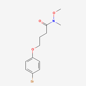 4-(4-bromophenoxy)-N-methoxy-N-methylbutanamide